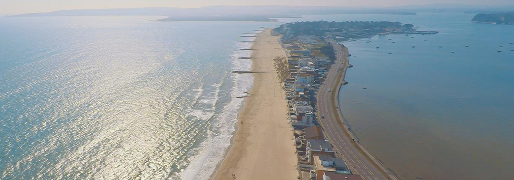 Stunning shot of sandbanks penisula